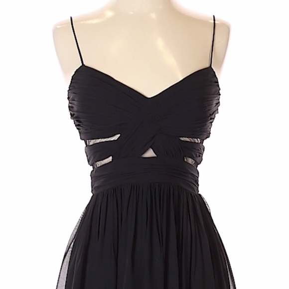 Hailey Logan by Adrianna Papell Pleated Mesh Sweetheart Mini Dress NWOT - Picture 5 of 9